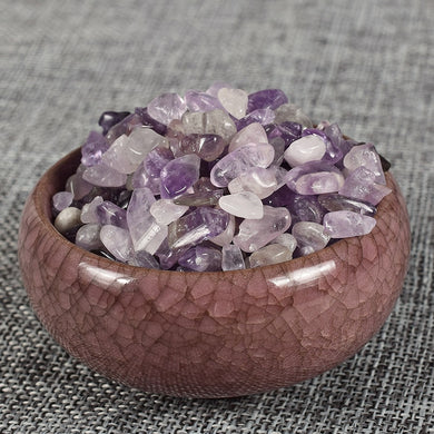 100g Natural Crushed Amethyst Gemstone Tumbled stone