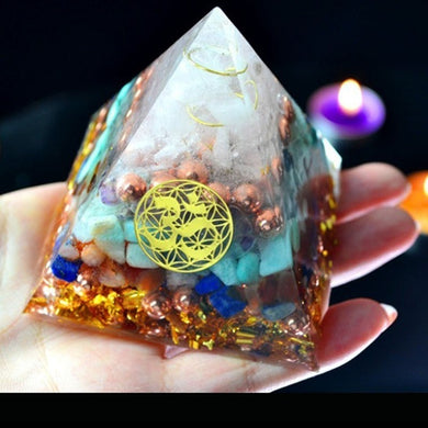 Reiki Aura Pyramid Crystal  - Improve Memory