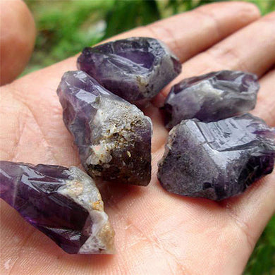 100g Natural Purple Amethyst Point Quartz Crystal Stone