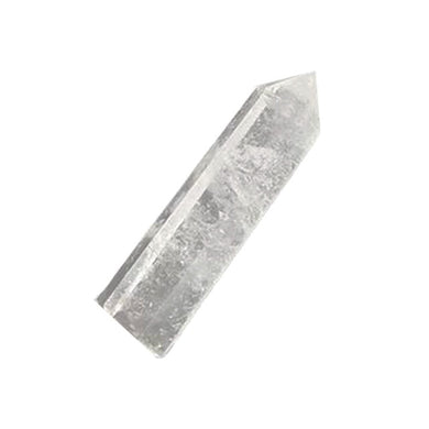 Grey Fluorite Crystal Point Hexagonal Wand