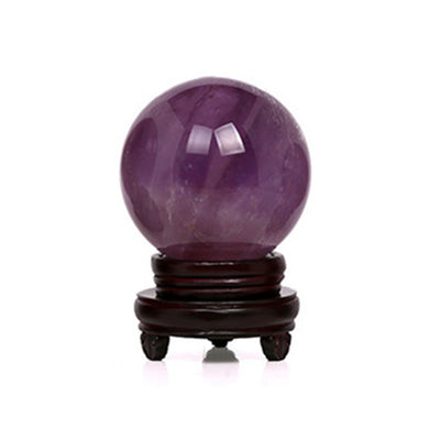 Polished Amethyst Crystal Ball  - Home Decor