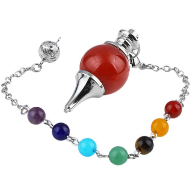 7 Chakra Carnelian Healing Reiki  Pendulum