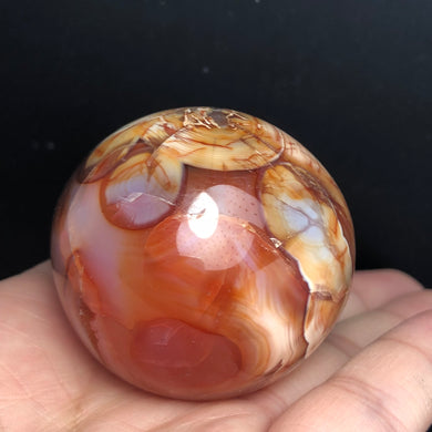 Natural Red Agate Gemstone Crystal Ball