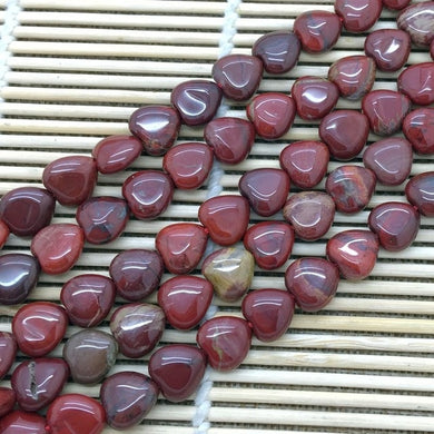 20 Selections of our Colorful Stone Heart Beads String