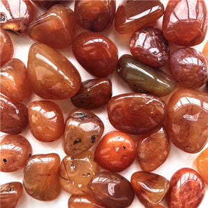 Natural Tumbled Red Carnelian Stones