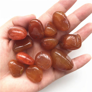 Natural Tumbled Red Carnelian Stones