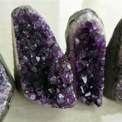 1 Piece Uruguary Dark purple Amethyst Geode Cluster