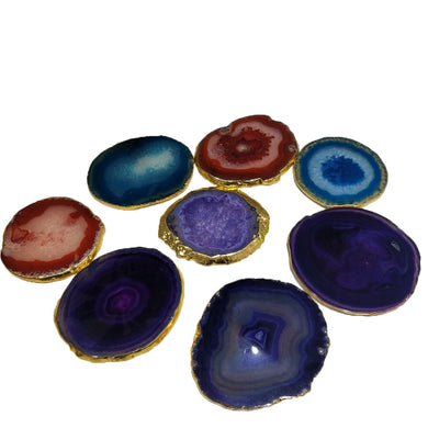 Geode Slice Crystal Plate Coaster