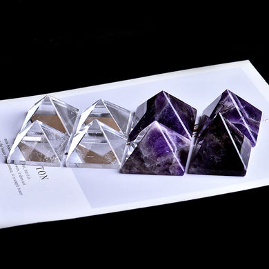 Dream Amethyst Mineral pyramid -  Home & Office  Decoration